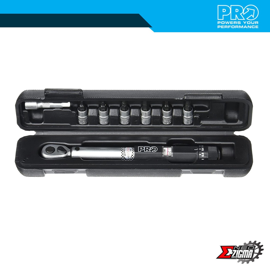 Tools Torque Wrench Adjustable PRO 3-15mm w/ Guage PR100340