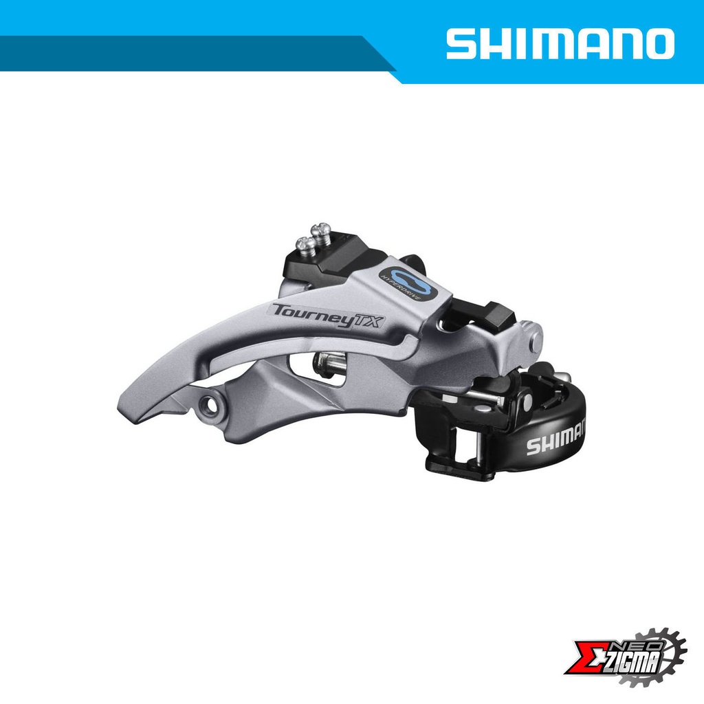 Front Derailleur MTB SHIMANO TX FD-TX800 31.8 w/ sleeve Top Swing Dual Pull For 42/48T Ind. Pack EFDTX800TSX6