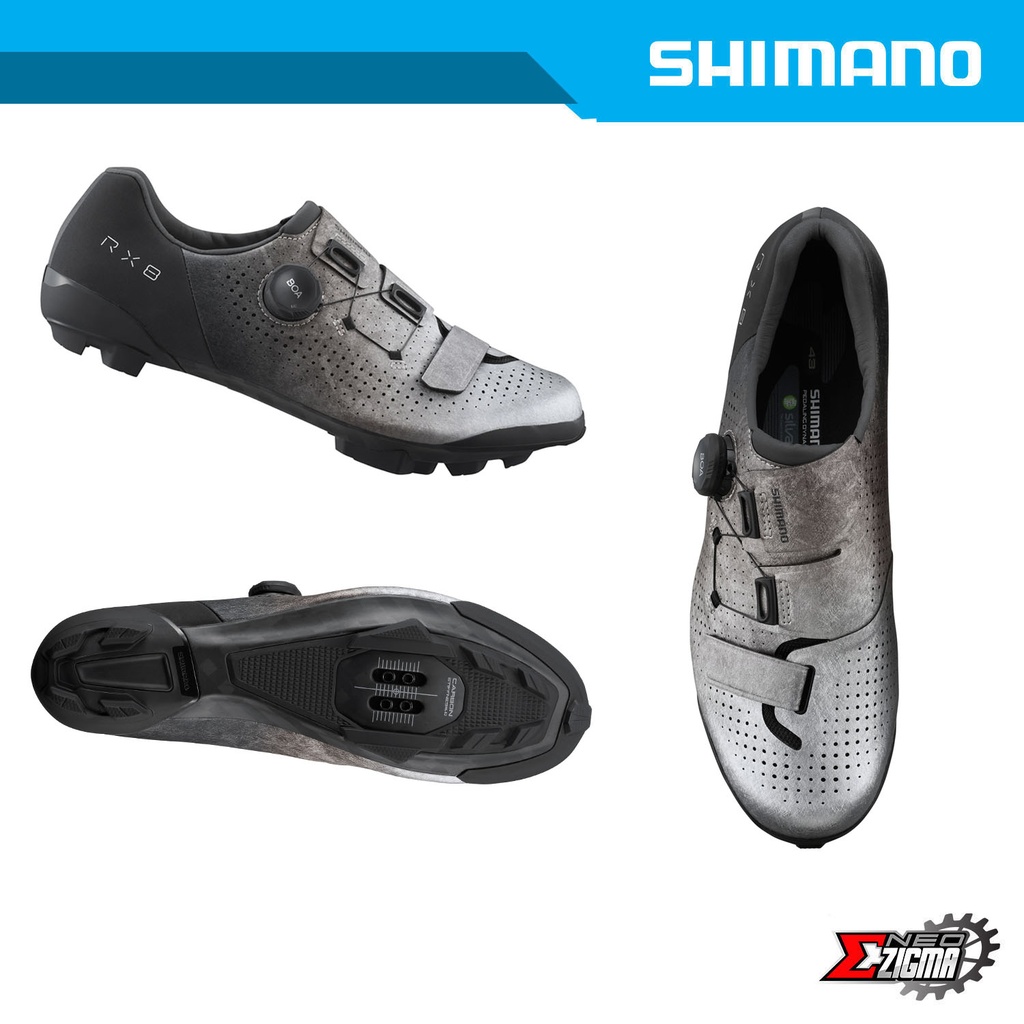 Shoes Gravel SHIMANO Off-road/Gravel /Adventure RX801 43" Silver Men Prototype ESHRX801MCS01S4300P1