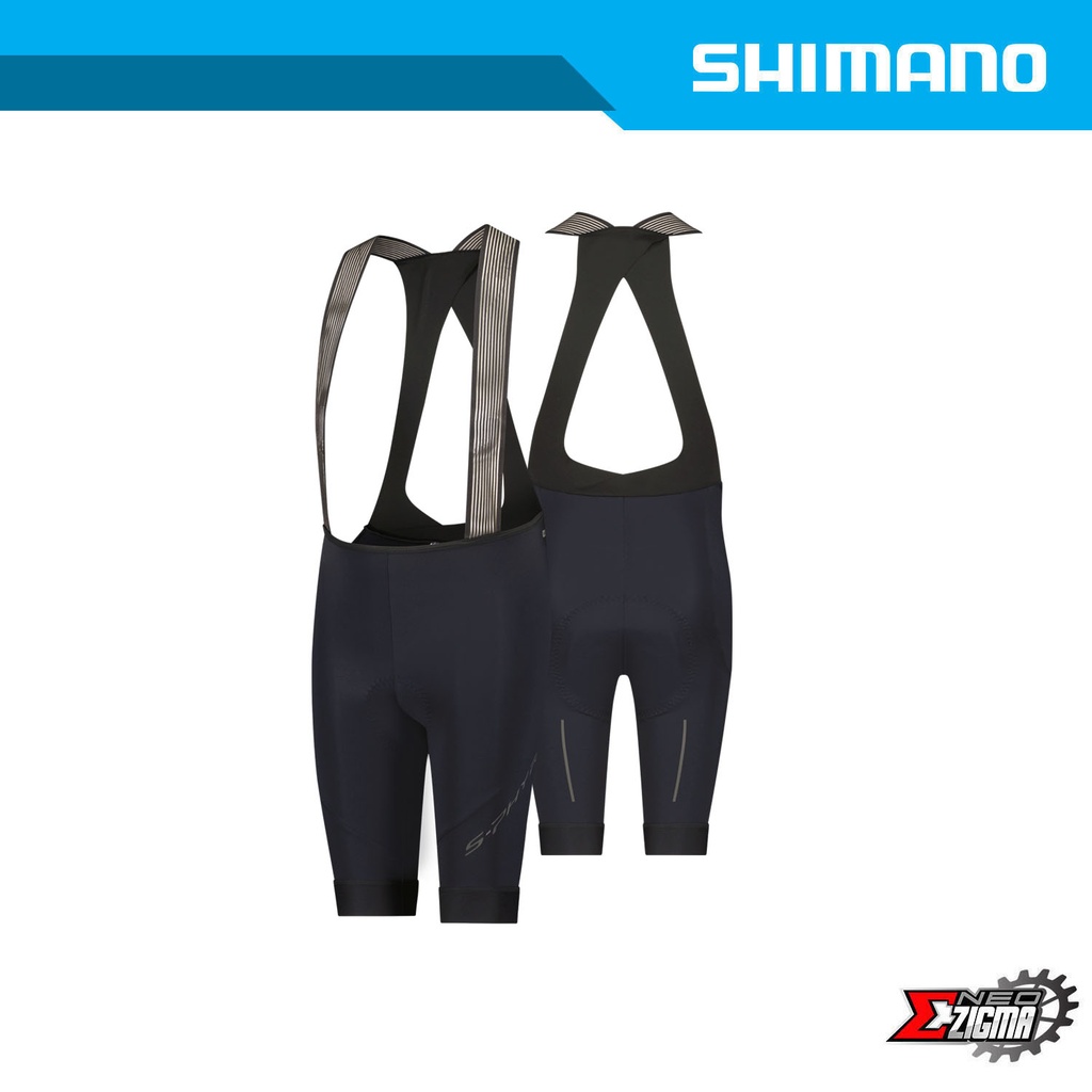 Cycling Bib Shorts Women SHIMANO S-phyre Leggera Black