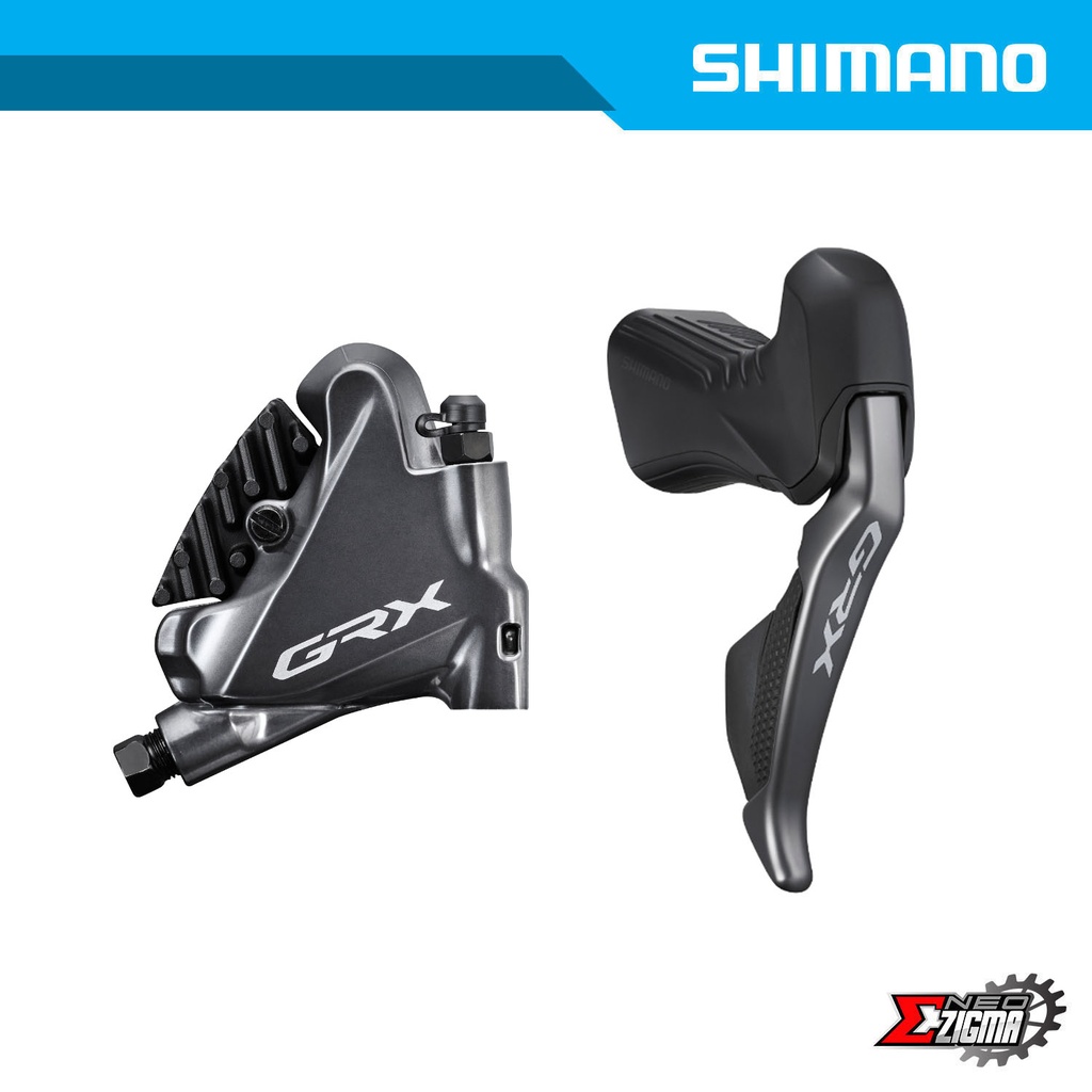 Disc Brake Assembly Gravel SHIMANO GRX Di2 BR/ST-RX810/RX815 11-Spd For 140mm Rotor J-kit w/ Fin Rear Ind. Pack IRX815DRRDSC170