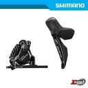 Disc Brake Assembly Road SHIMANO 105 Di2 BR/ST-R7170 12-Spd For 160mm Rotor J-kit Front Ind. Pack IR7170DLF6SC100E