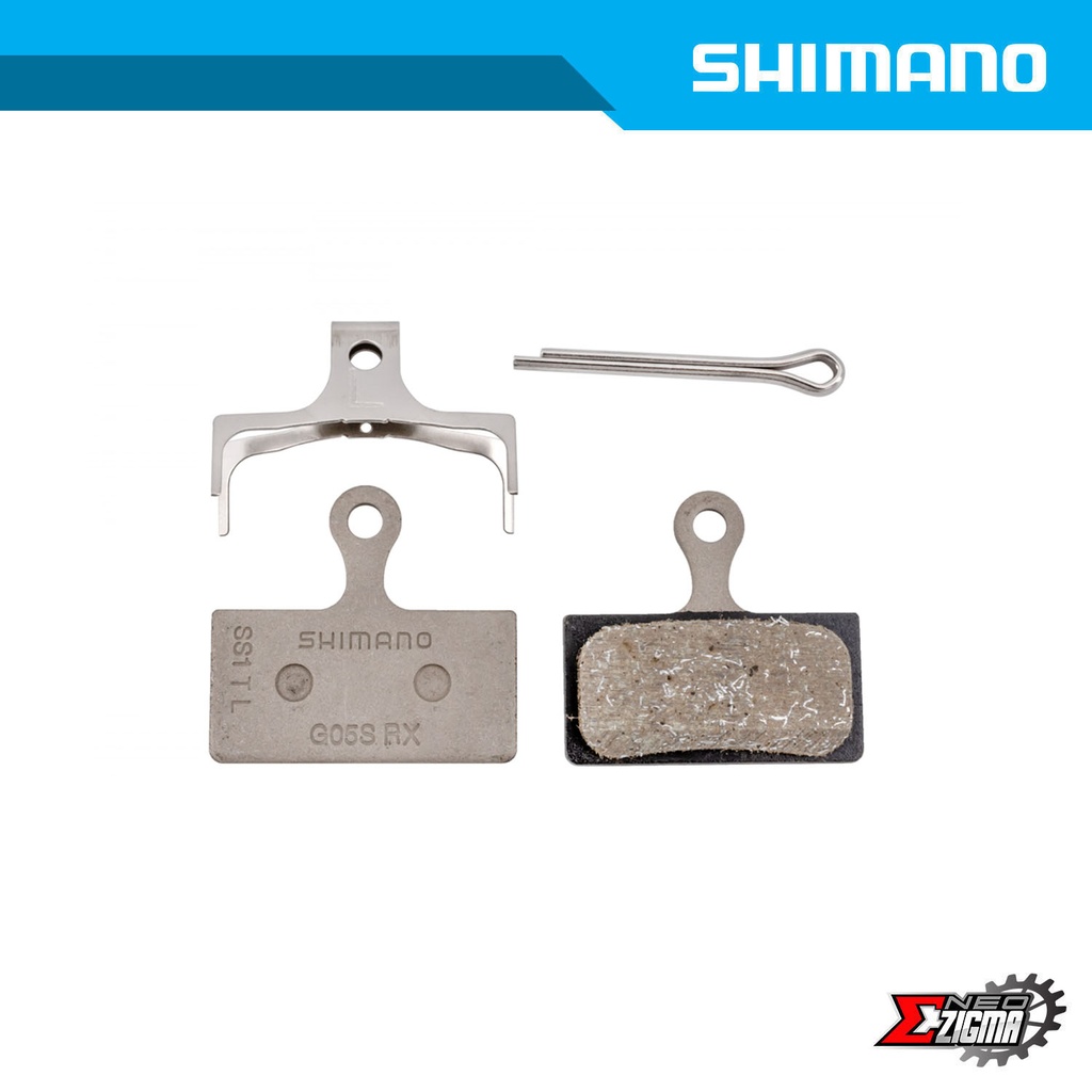 Disc Brake Pad MTB SHIMANO Others G03S EBPG05SRXA For XTR, XT, SLX, Deore Resin Ind. Pack