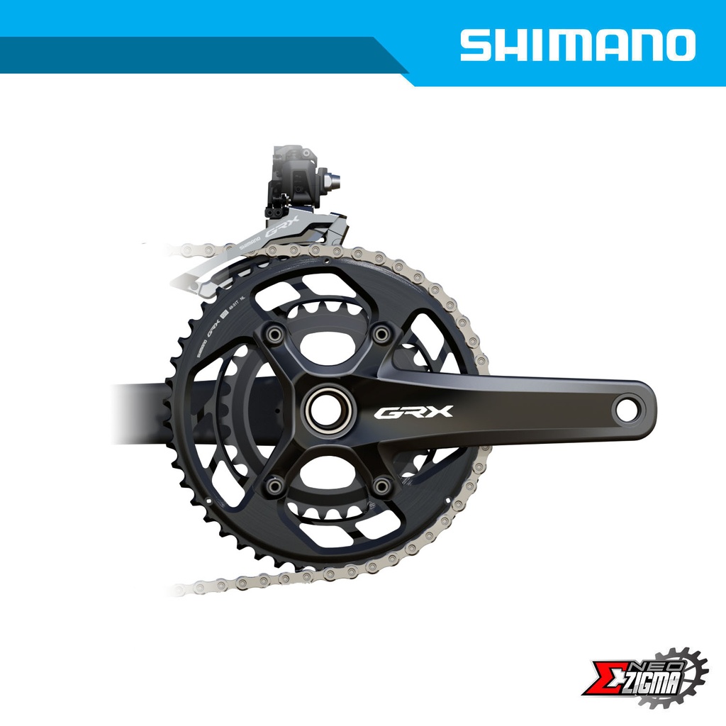 Chainwheel Gravel SHIMANO GRX FC-RX820-2 w/o B.B. Parts Ind. Pack