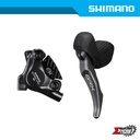 Disc Brake Assembly Gravel SHIMANO GRX BR/BL-RX820 12-Spd 160mm Rotor J-kit w/ Fin For 1X Front Ind. Pack IRX8204DLF6SC100