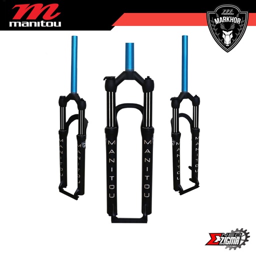 [FKSP2772BK] Fork Suspension 27.5+ MANITOU Markhor Tapered 15mm*110 Boost*100mm Travel BK Stanchion Black