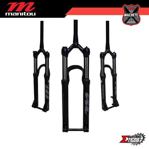 [FKSP2935BK] Fork Suspension 29+ MANITOU Machete Comp Tapered 15mm*110mm Boost*100mm Travel BK Stanchion Black