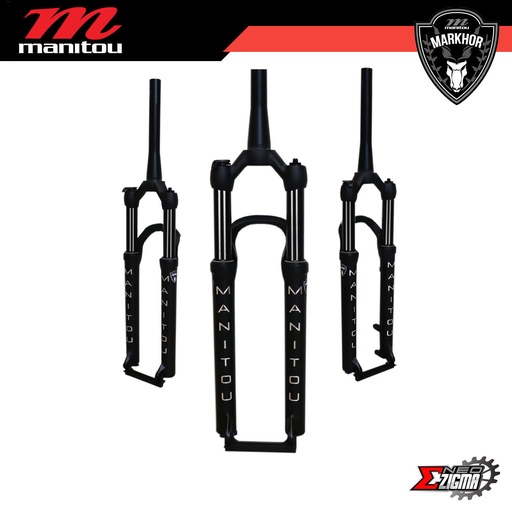 [FKSP2748BK] Fork Suspension 27.5" MANITOU Markhor Tapered 9mm*100mm Travel