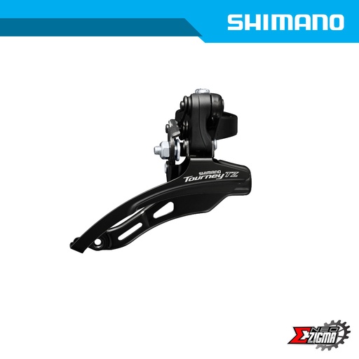 [FDSH255E] Front Derailleur MTB SHIMANO Tourney FD-TZ510-DS6 31.8mm Down Swing Top Pull Ind. Pack EFDTZ510DSTM6