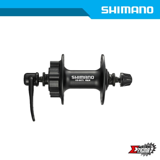 [HUSH016FE] Hub MTB SHIMANO Deore HB-M475-L 36H 6-Bolt DBR Front Ind. Pack EHBM475AL5