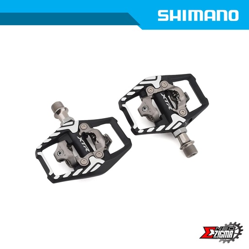 [PDSH136I] Pedal MTB SHIMANO XTR PD-M9120 SPD Dual Sided Flat Trail/Enduro w/ Cleats Ind. Pack IPDM9120