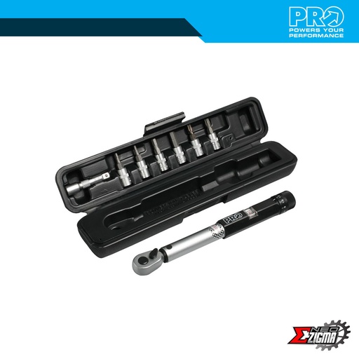 [TOPR120] Tools Torque Wrench Adjustable PRO 3-15mm w/ Guage PR100340