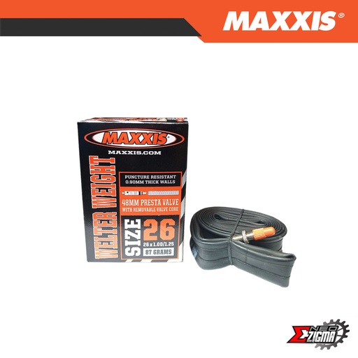 [TUBMAX106] Tube 26x1.0-1.25 MAXXIS F/V 48mm EIB51709100