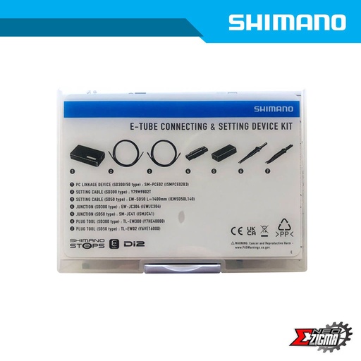 [SUSH104I] Software Upgrade Kit Device SHIMANO Di2 SM-PCE02 w/ Accessories Ind. Pack IETUBEKIT4EB