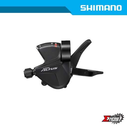 [SLSH048FE] Shifter MTB SHIMANO Altus SL-M2010 3-Spd Rapid Fire Front Ind. Pack ESLM2010LB