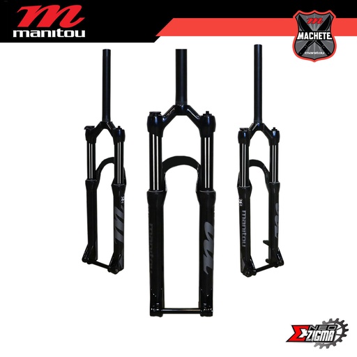 [FKSP2771BK] Fork Suspension 27.5" MANITOU Machete Comp 15mm*100mm*100mm Travel Black