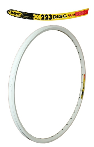 [RMMT137WH] Rim 26" MAVIC 223 36H A/V Disc w/ Eyelet White